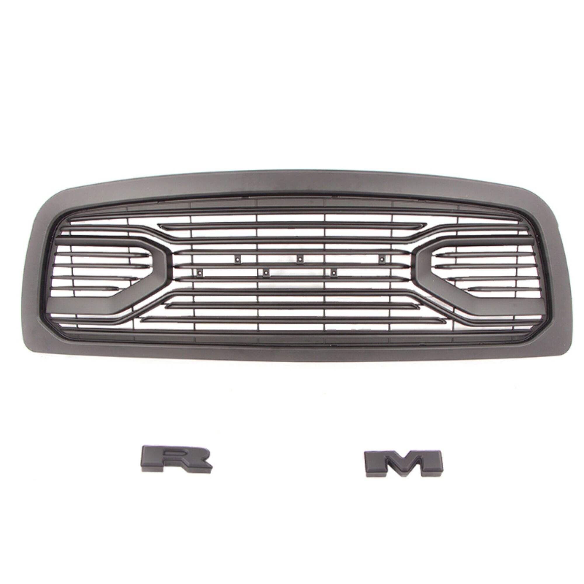 DODD Replacement Front Chrome / Black Grille Fit For 2009-2012 Dodge Ram 1500