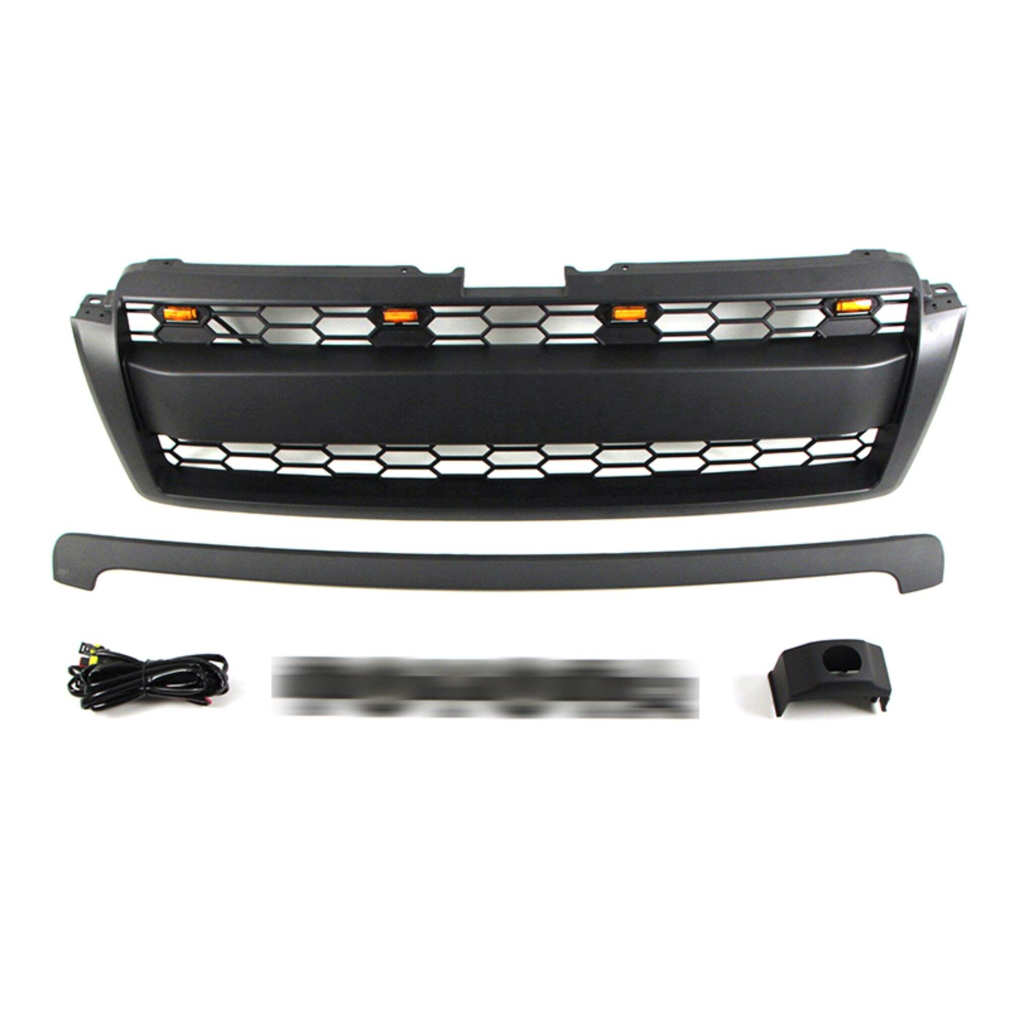 DODD Auto Parts Front Grille With Lights Fit For 2010-2014 LandCrusier Prado