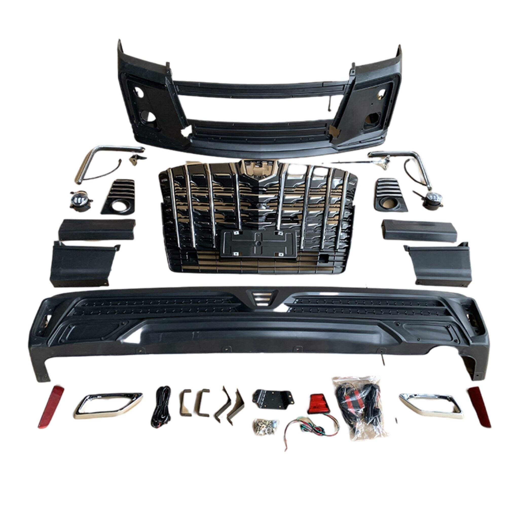 DODD Modified Front Rear Bumper Body kits For Toyota Wide Body Hiace Van 