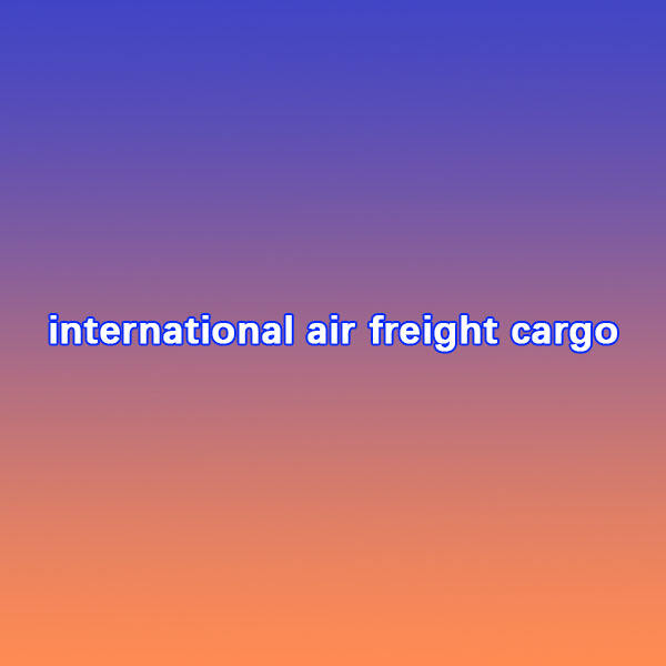 Use of International Air Freight Cargo