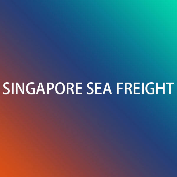 Innovation in Singapore Sea Freight