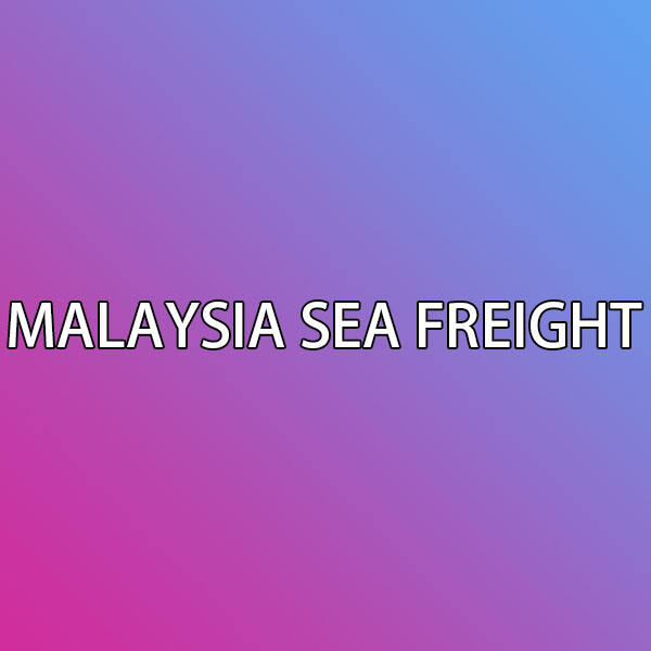 Innovation inu00a0Malaysia Sea Freight Industry