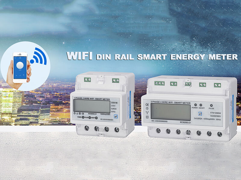 New Productors WIFI din rail smart energy meter