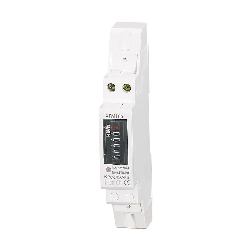 Single Phase Din Rail Electric Meter V A Digital Energy Kwh