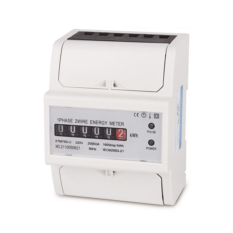 Digital Display Single Phase (new type din rail ) Electronic Energy Meter