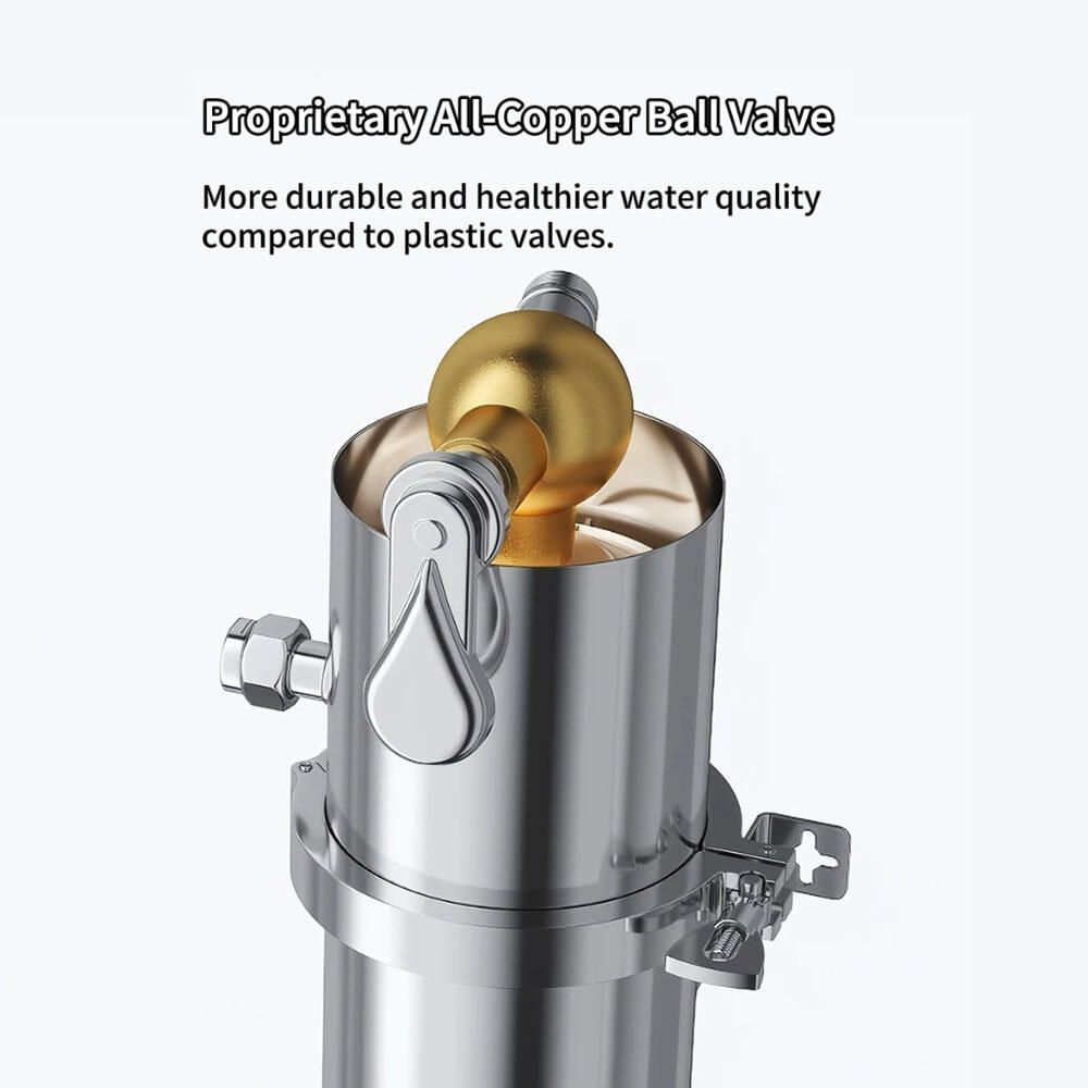 h high flow manual stainless steel 304 poe double backwash portable household self cleaning ultrafiltration-2