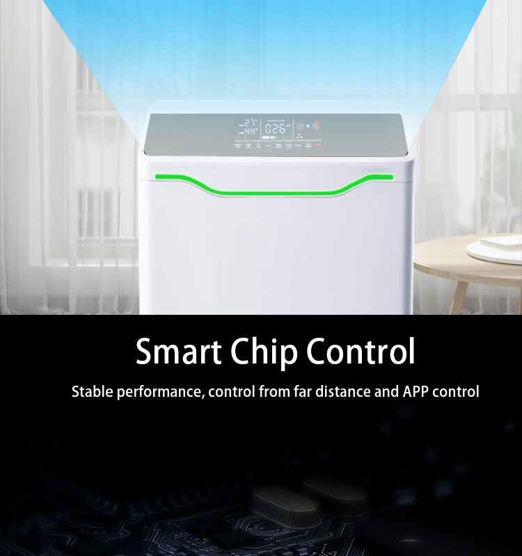 Luxury Portable UV Air Cleaner with Germicidal UV Lamp Electric Power Source WiFi Functionality for Home Use-EU/US Plug supplier