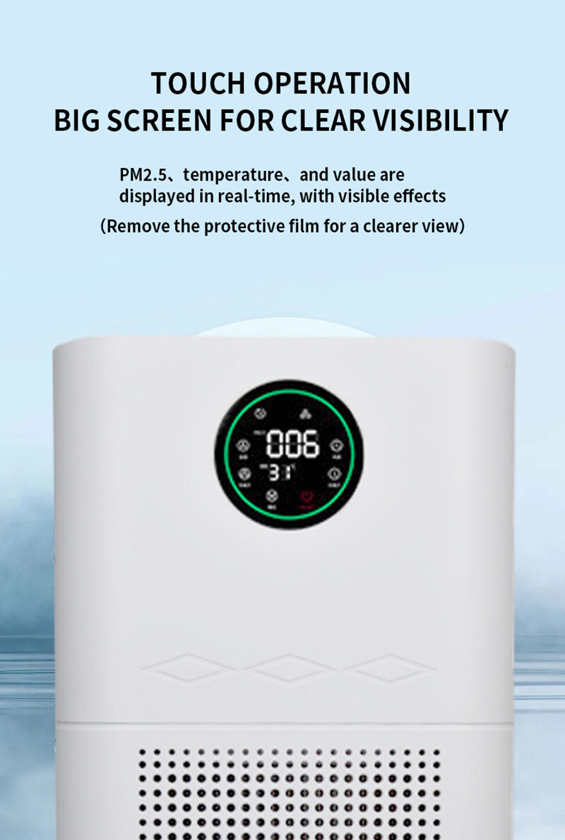 Ur-Health H13 WiFi Supported Electric Air Purifier Large Room Anion Purifier with Plastic HEPA Filter From China details