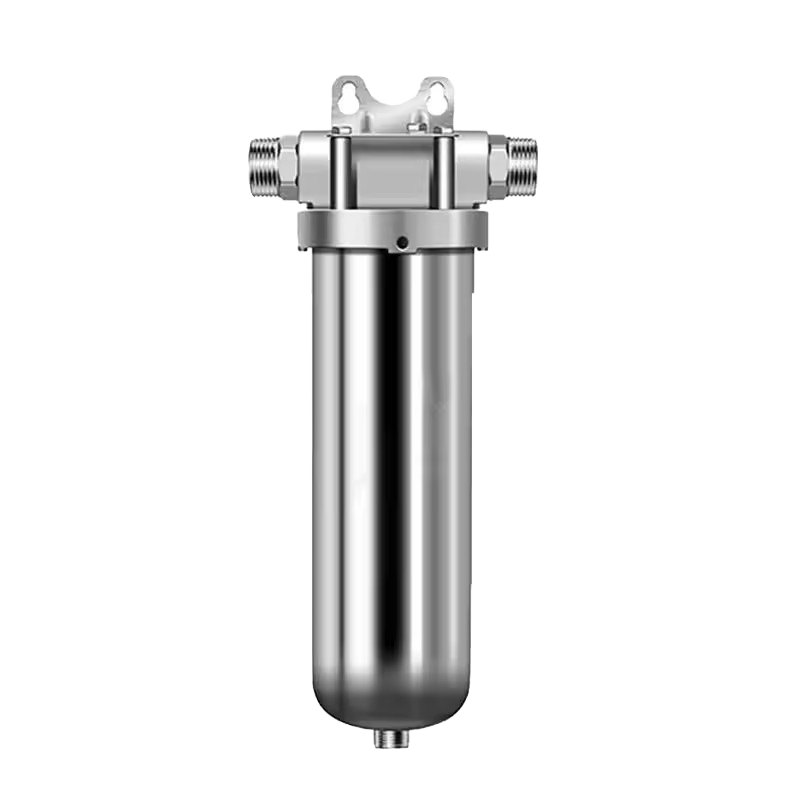 20-Inch Steel Mesh 40 Microns Stainless Steel 304 Manual Large Flow 8000L/H Prefilter Whole House Water Ultrafiltration Purifier supplier