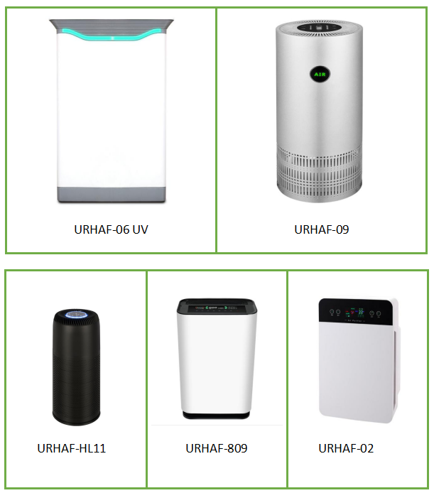 OEM Smart Air Purifier Home High CADR Low Noise Portable Installation HEPA Filter Electric Power Source WiFi Function EU US factory
