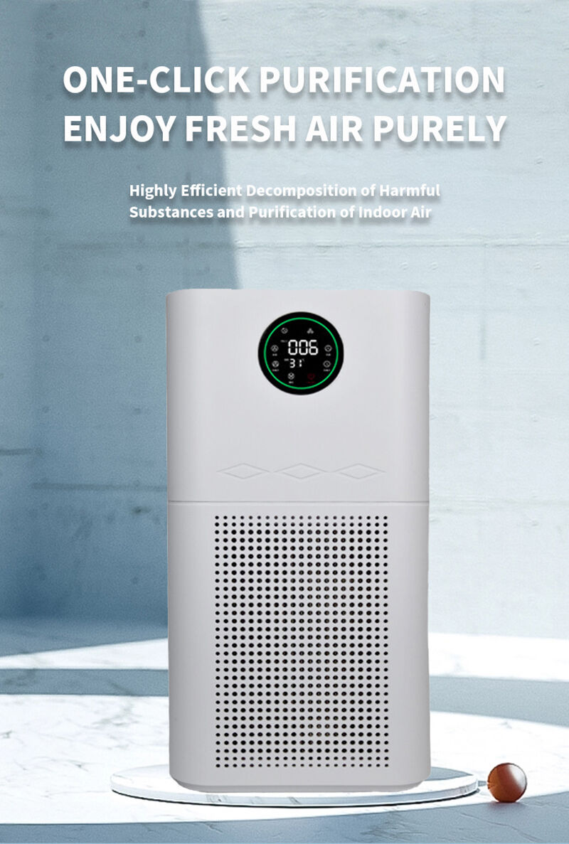 Ur-Health H13 WiFi Supported Electric Air Purifier Large Room Anion Purifier with Plastic HEPA Filter From China details