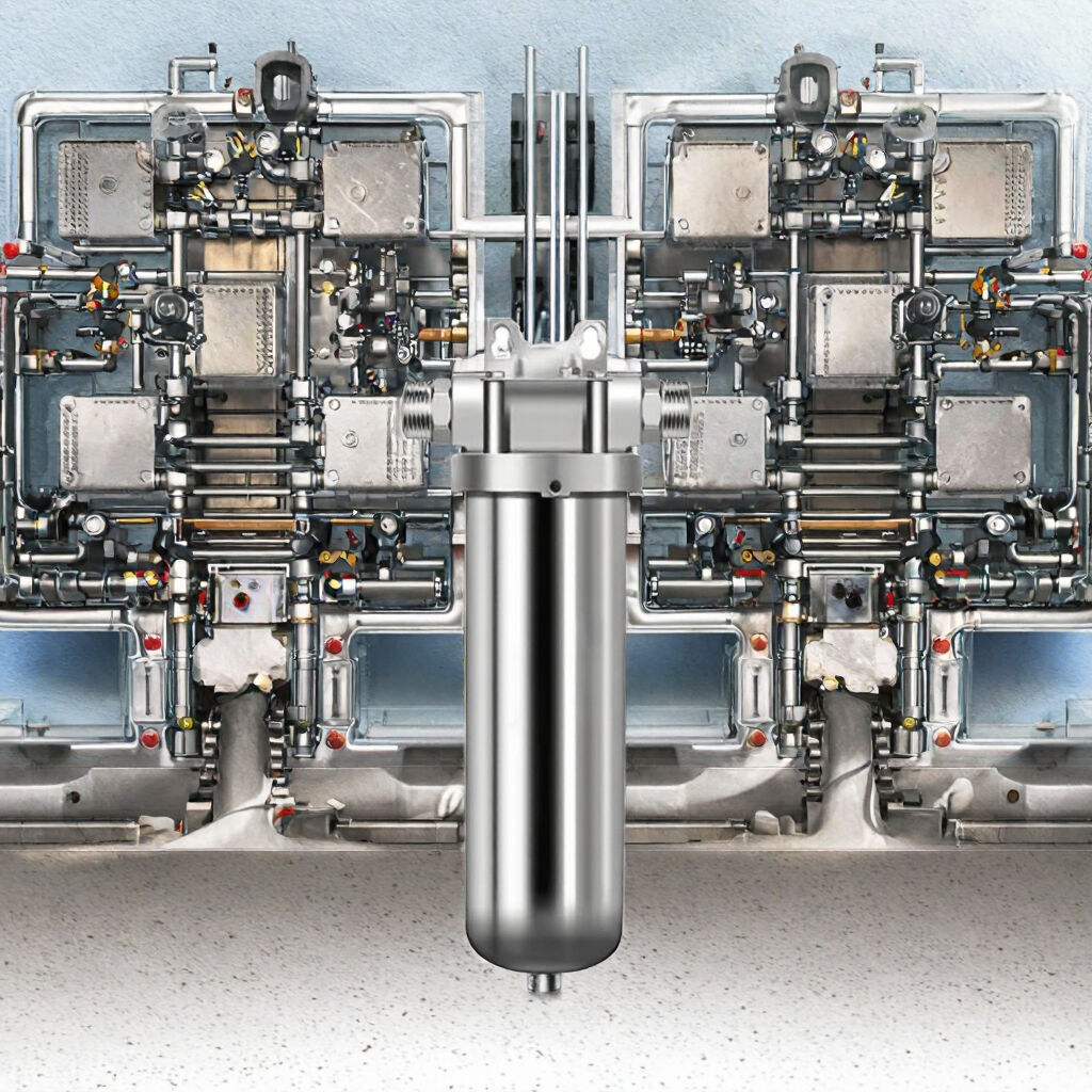 20-Inch Steel Mesh 40 Microns Stainless Steel 304 Manual Large Flow 8000L/H Prefilter Whole House Water Ultrafiltration Purifier factory