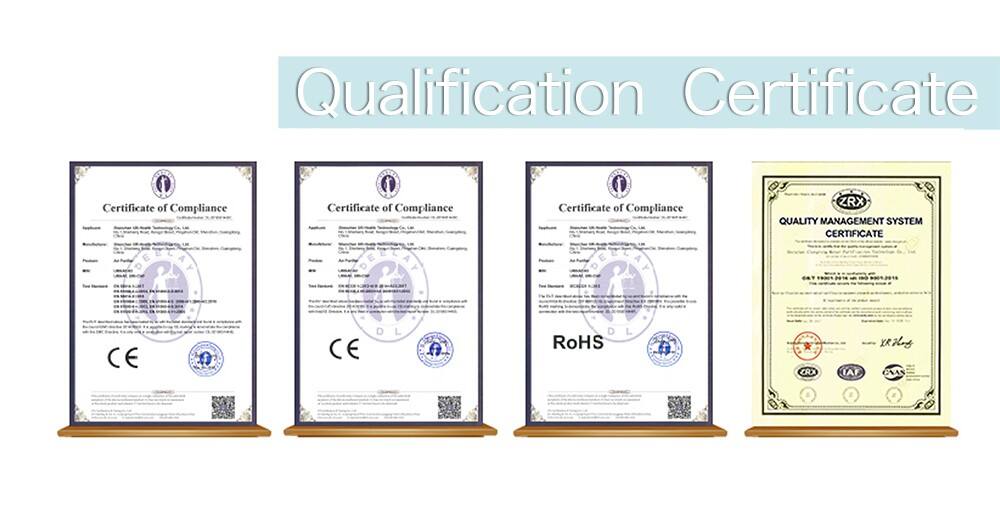 Portable Electric Air Purifier with HEPA H13/UVC Ionizer for Home Car & Baby Room-20-40 M2 Coverage supplier