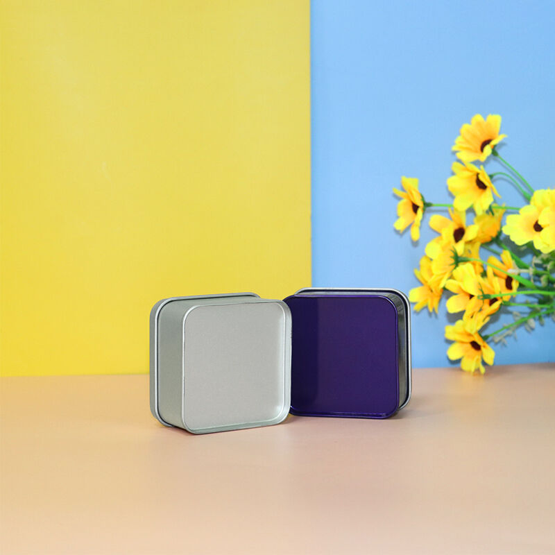 Factory Chocolate Candy Gift Cookie Storage Metal Boxes/case/can Tin Wholesale Custom Printed square Tin Box for Cosmetic details