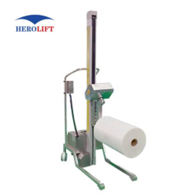 Convenient trolley ideal for roll handling ,drum handling with different grippers