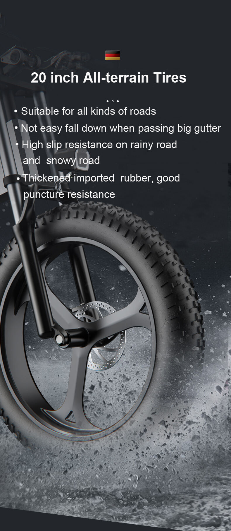 Fabricación de bicicletas de montaña eléctricas con motor Bafang de 48 V y 1000 W