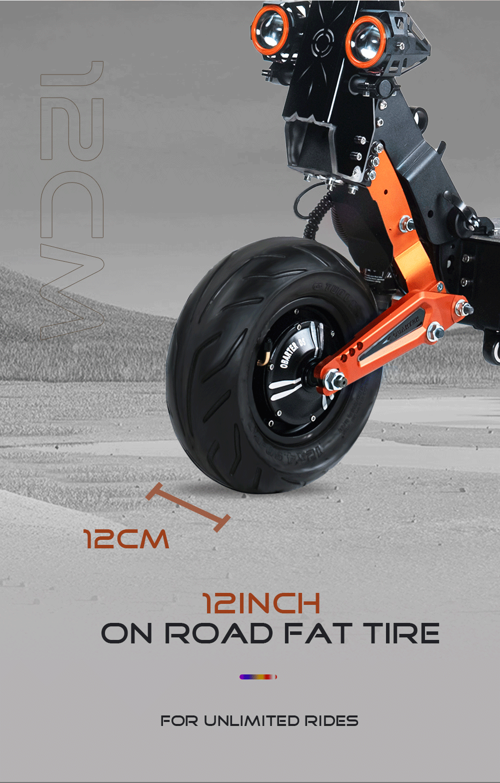 Proveedor de almacén de la UE y EE. UU. de scooter eléctrico de 60 V, 48 V, 3200 W, 5600 W, 5000 W, 70 km/h, 35 Ah, 40 Ah, D5 de 12 pulgadas para alta velocidad
