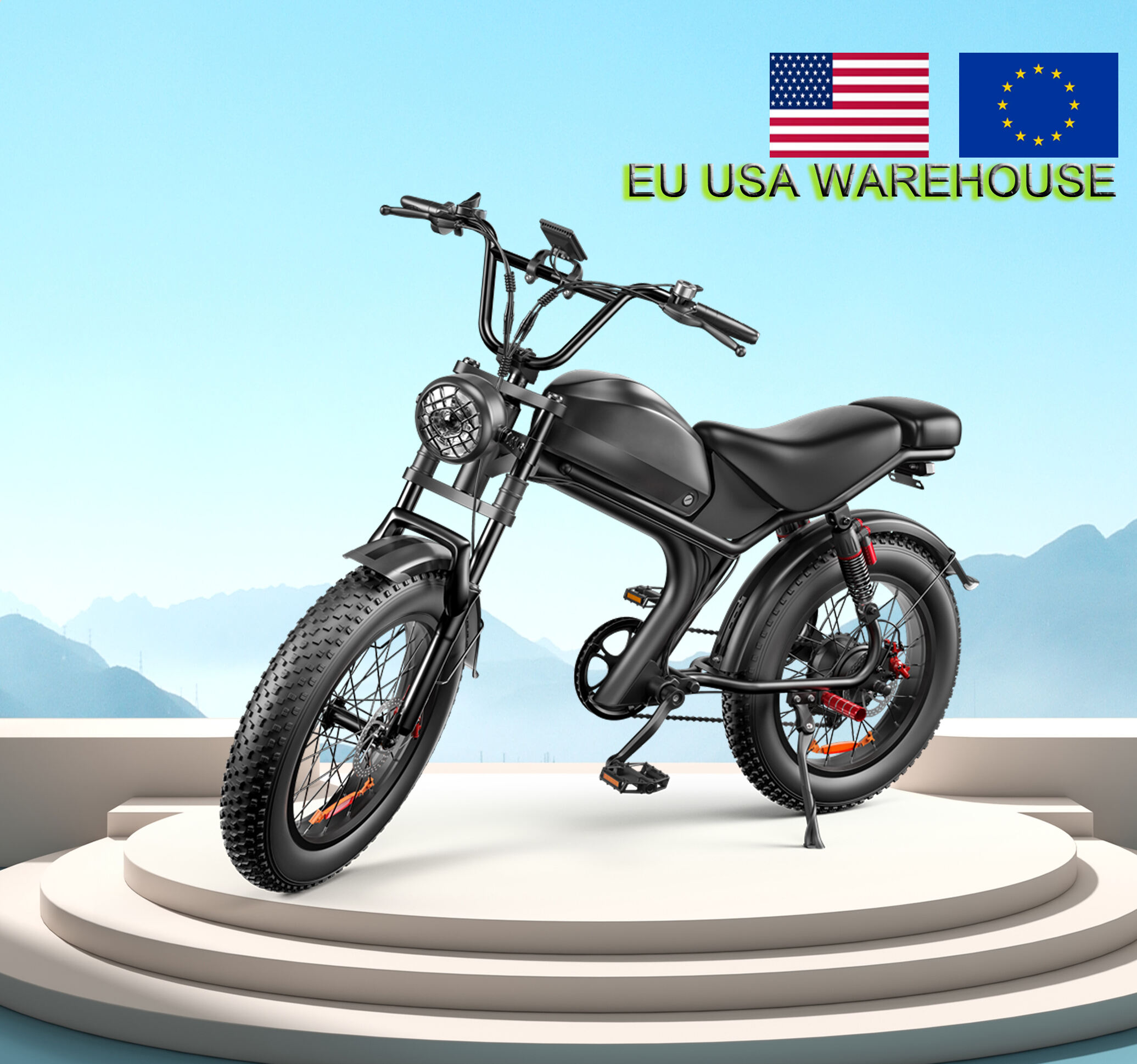 Bicicleta eléctrica de 48 V y 1000 W, bicicleta eléctrica de 1000 W y 48 V, bicicleta eléctrica urbana, detalles de la bicicleta eléctrica, almacén de la UE y EE. UU.