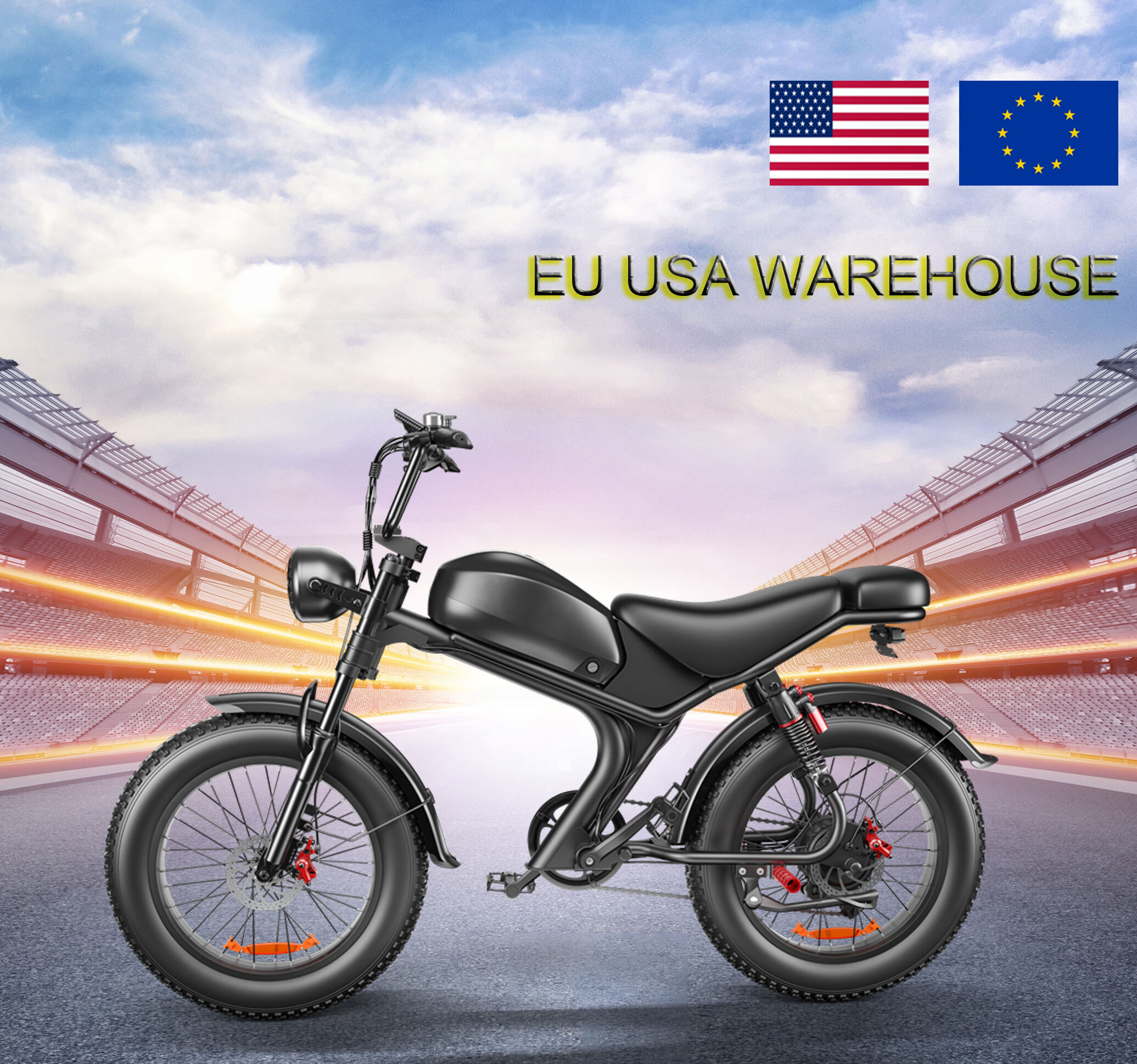Bicicleta eléctrica de 48 V y 1000 W, bicicleta eléctrica de 1000 W y 48 V, bicicleta eléctrica urbana, detalles de la bicicleta eléctrica, almacén de la UE y EE. UU.