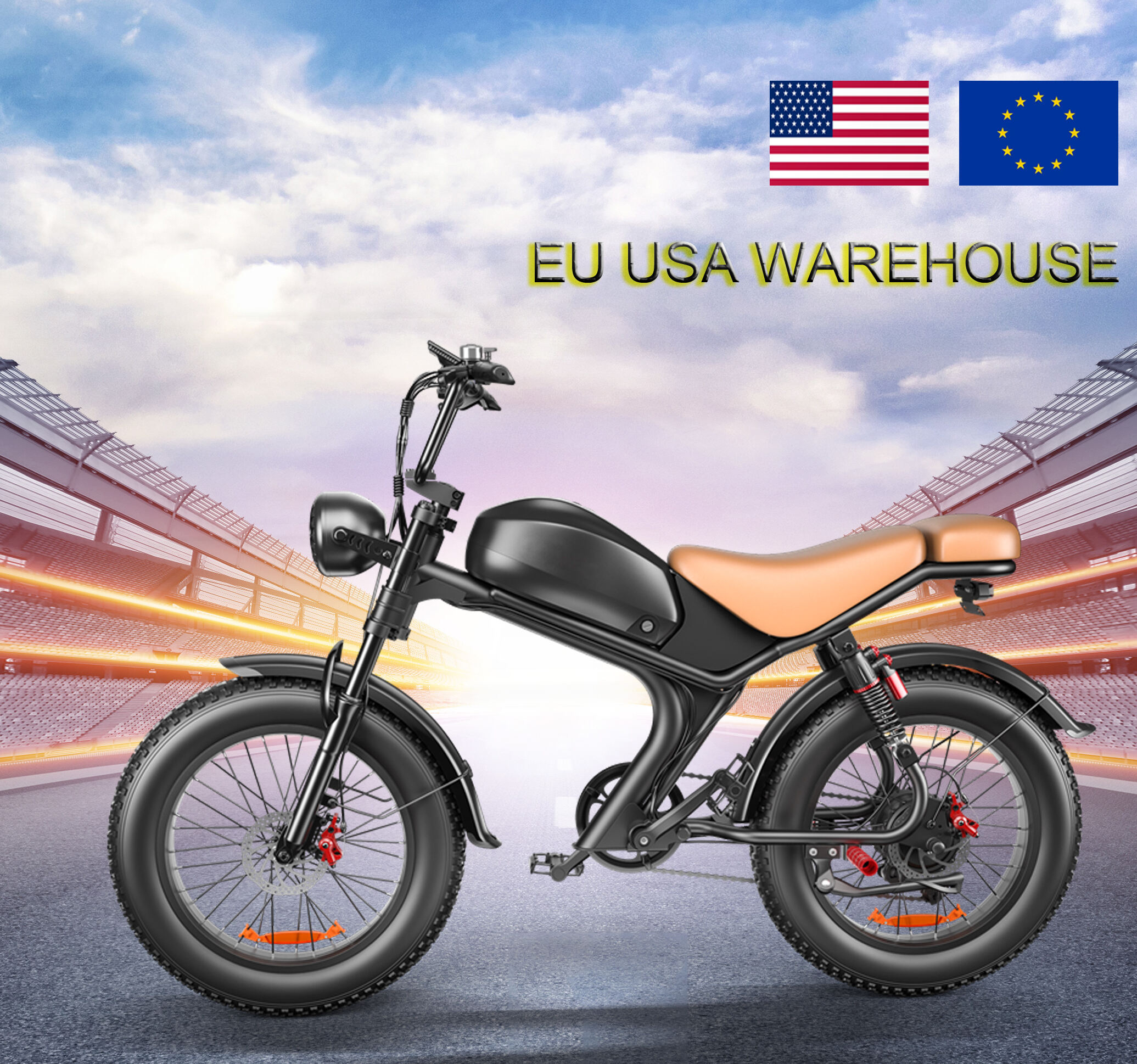 Bicicleta eléctrica de 48 V y 1000 W, bicicleta eléctrica de 1000 W y 48 V, bicicleta eléctrica urbana, detalles de la bicicleta eléctrica, almacén de la UE y EE. UU.