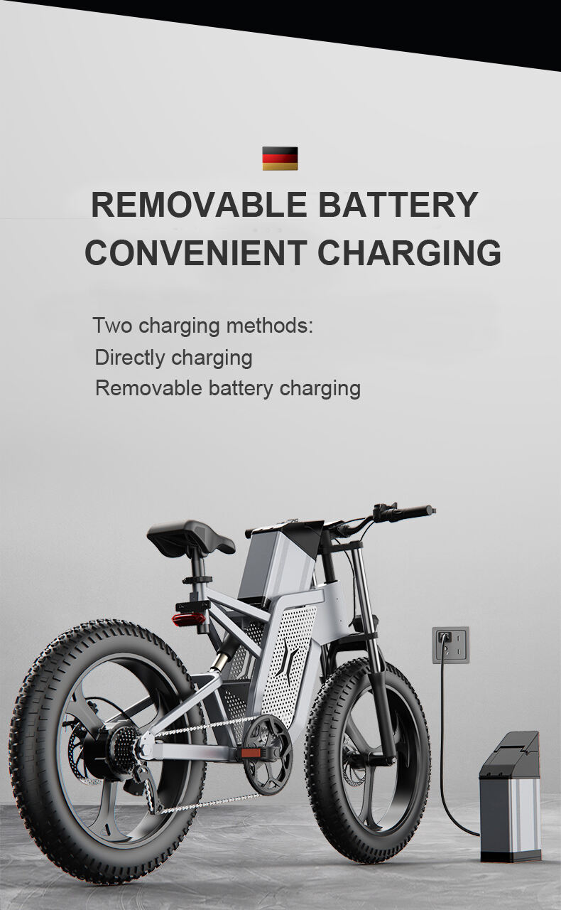 Fabricación de bicicletas de montaña eléctricas con motor Bafang de 48 V y 1000 W