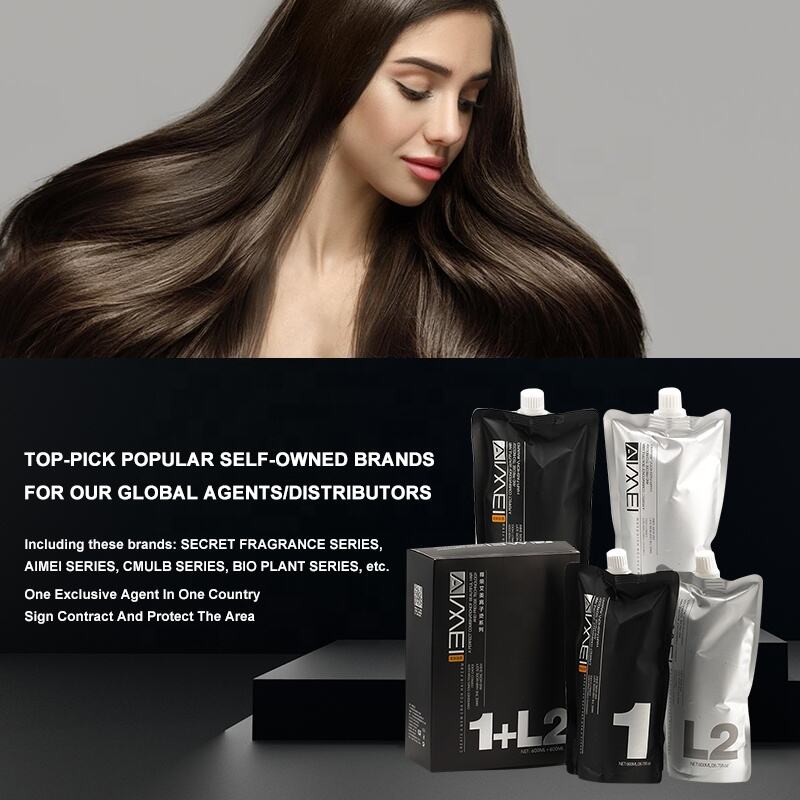 Engrospris Høj kvalitet Mild Formula Hair Rebonding Straightening Cream Professionel Salon Brug detaljer