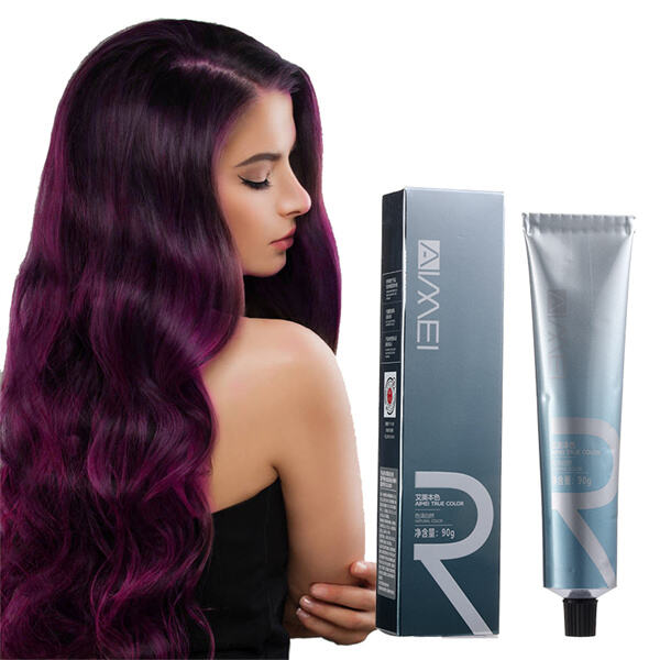 How to Use Dark Purple Hair Dye?