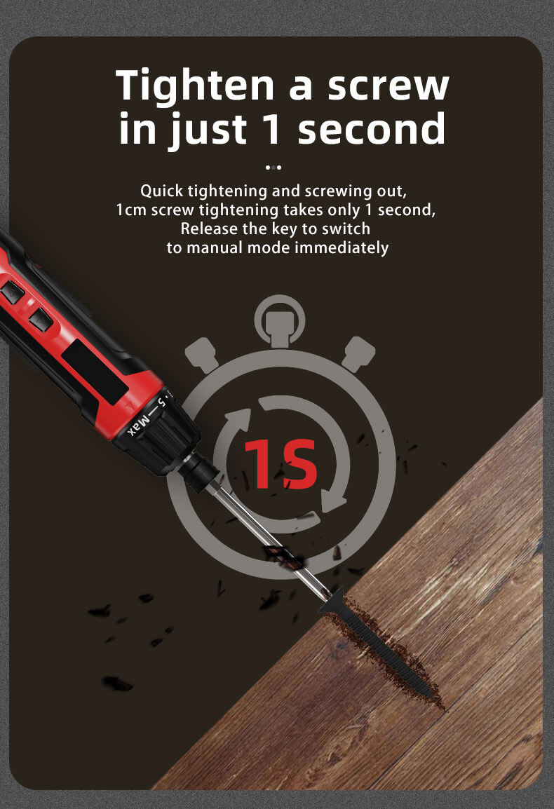 Adjust The Torque Setting Using A High Torque Electric Screwdriver 3.6V Household Electric Tools details