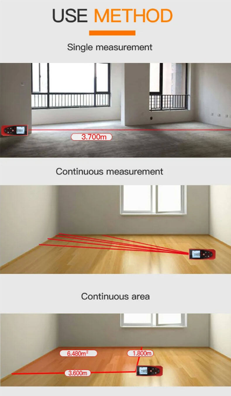 The Best-Selling Laser Rangefinder Safe Convenient And Fast Measurement IP54 Waterproof And Dustproof details