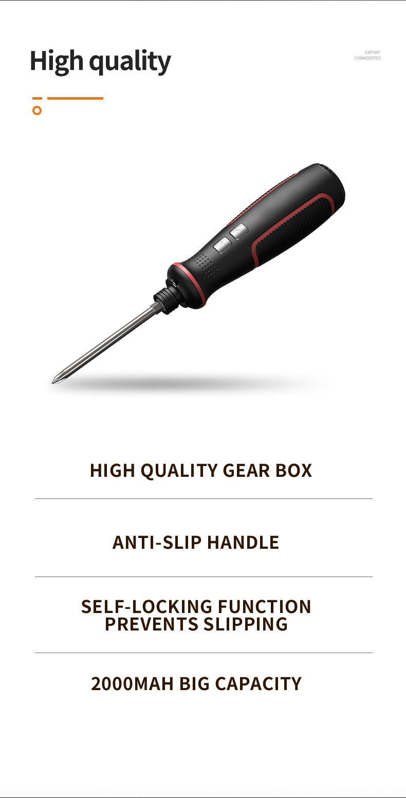 3.6V Power Screwdriver Electric Screwdriver Set Portable Screwdriver with Bit Set and USB Cable details