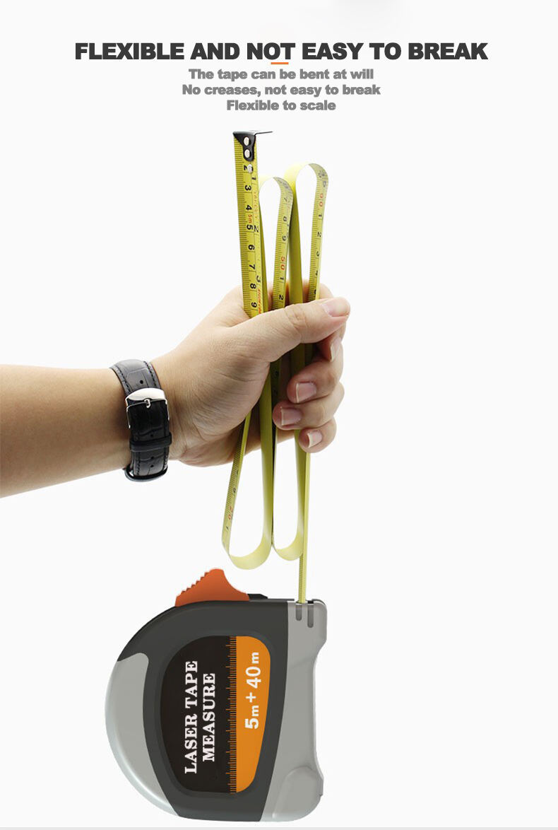 Laser Tape Measure Automatic Tape Measures 0-50m Support OEM and ODM supplier