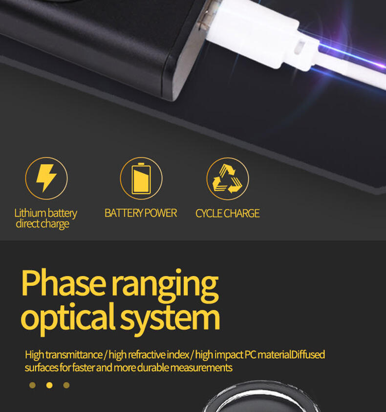 40m 60m 80m Rangefinder Red Laser Measurement Length Area Volume With More Function Measuring Tool factory