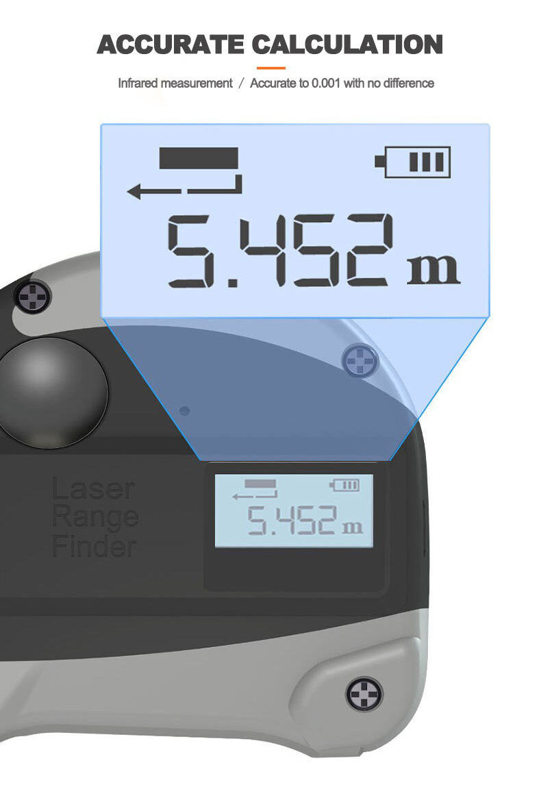 ft./in./m. Ruler 30m 40m 50m Laser Measurement Multi Functional factory