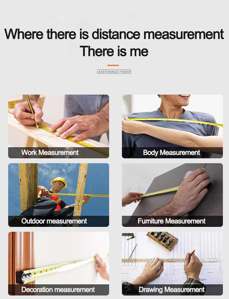 ft./in./m. Ruler 30m 40m 50m Laser Measurement Multi Functional details