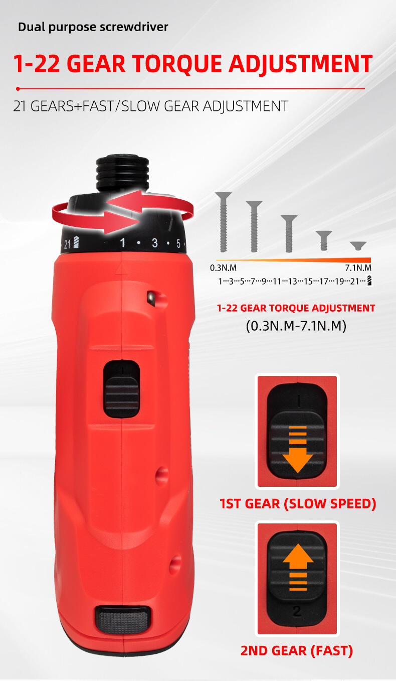 3.6V 22 Speed Torque Adjustment Electric Screwdriver Household Small Tool manufacture