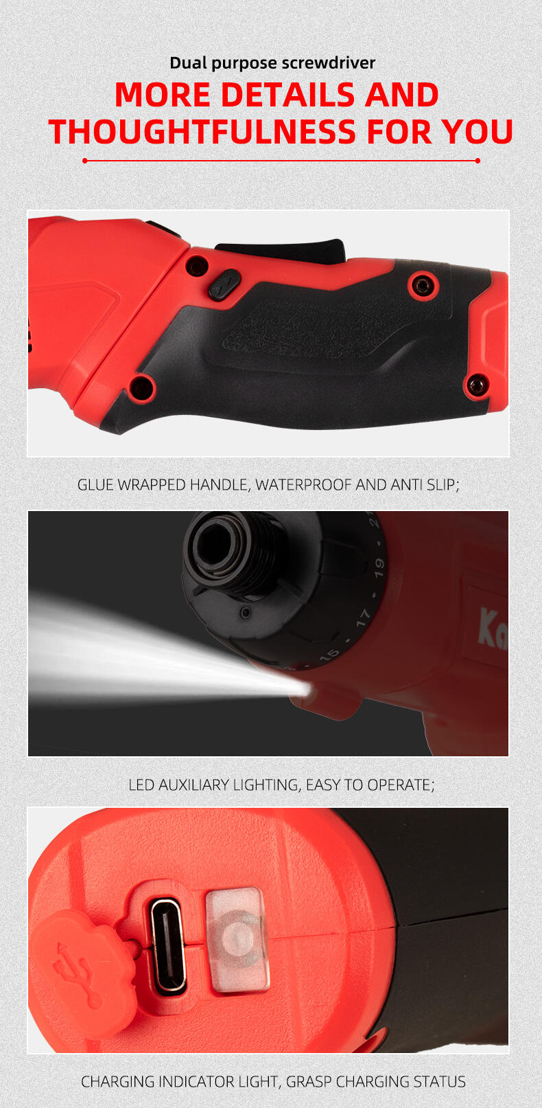 A New Type Of Folding Electric Screwdriver Stronger Than Ordinary Screwdrivers 22nd Gear Torque Adjustment details