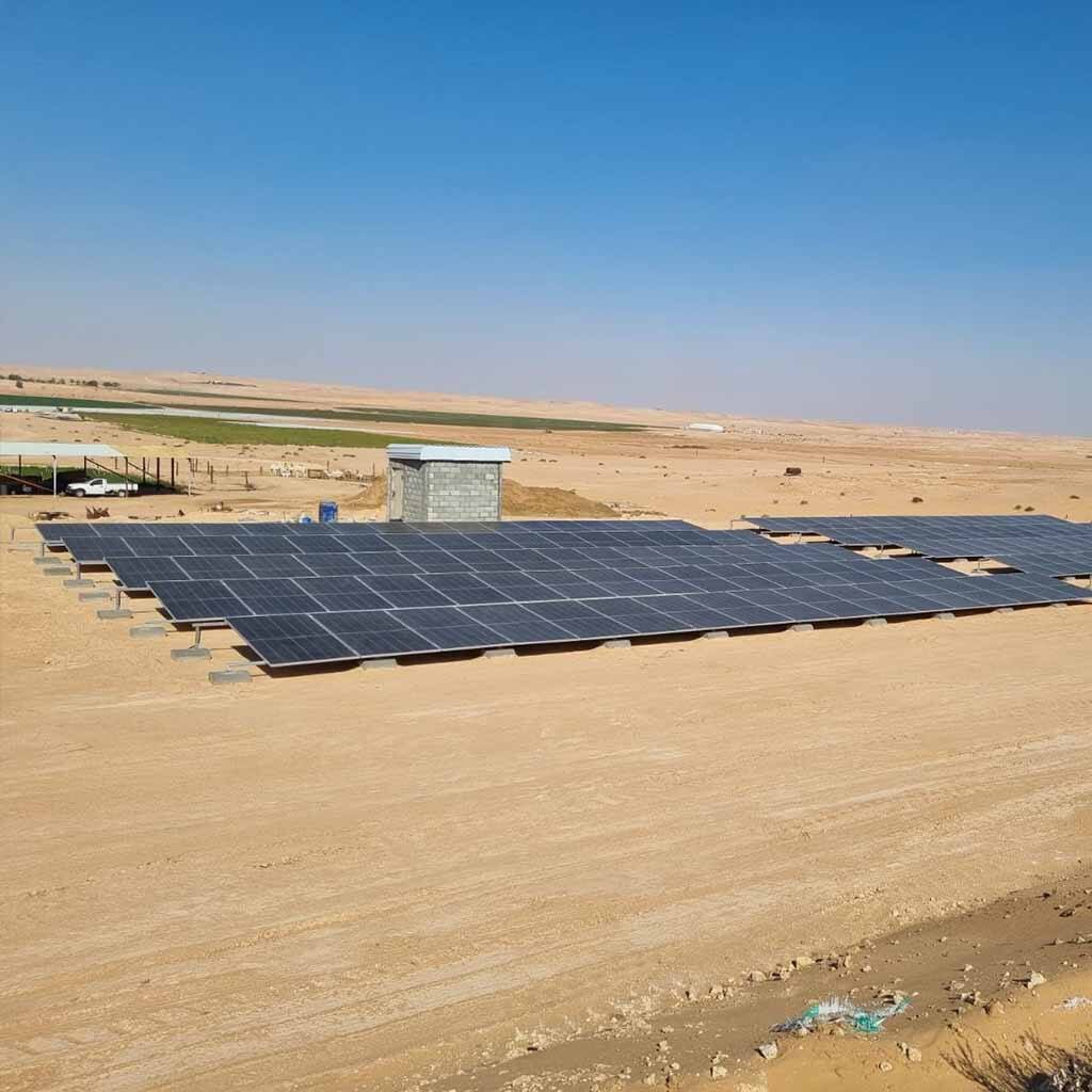 100kw Saudi Arabia off-grid solar energy system