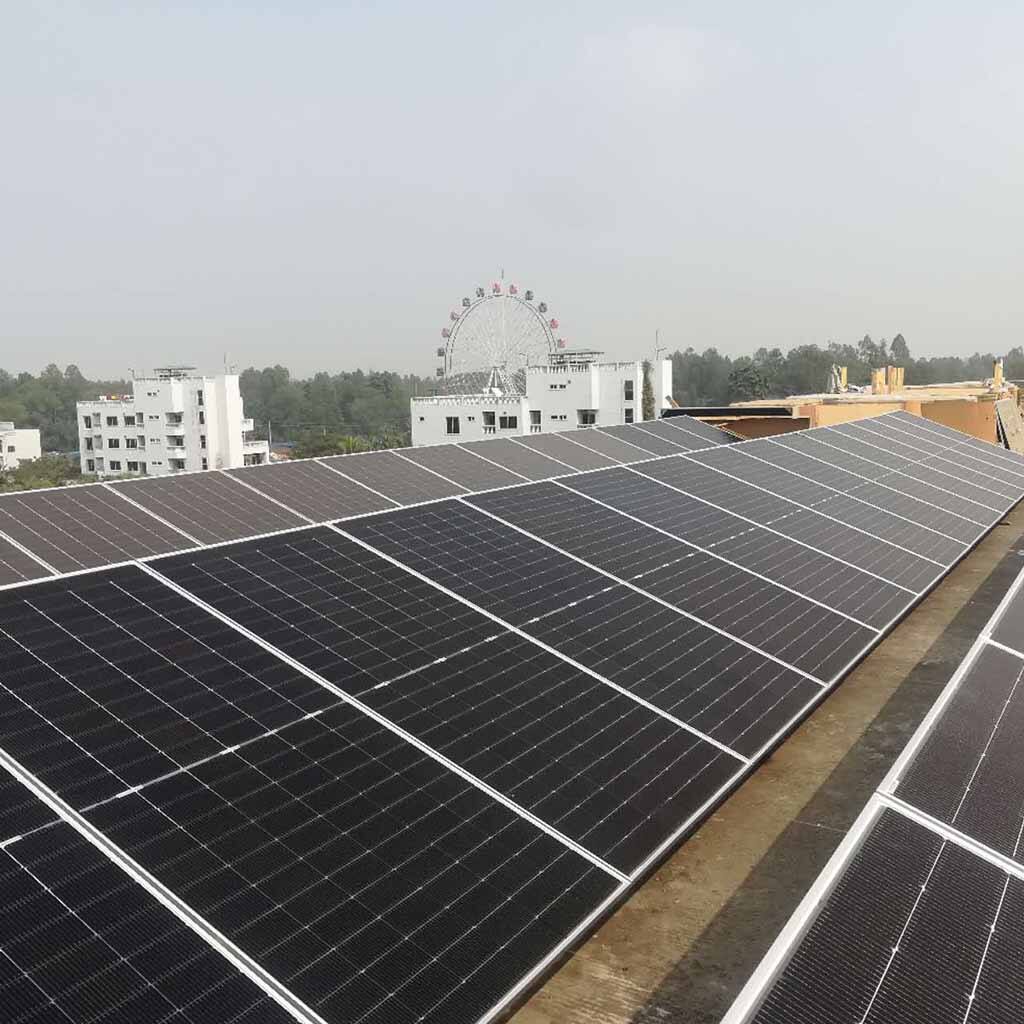 800KW Bogra Bangladesh On Grid Roof Solar Power System