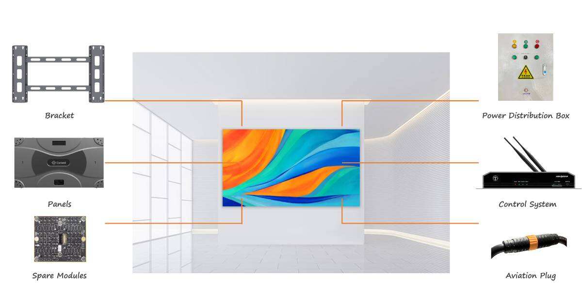 Indoor LED Display Screen Wall supplier