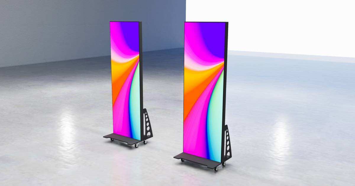 LED Poster Indoor Display Portable Smart Digital Screen supplier