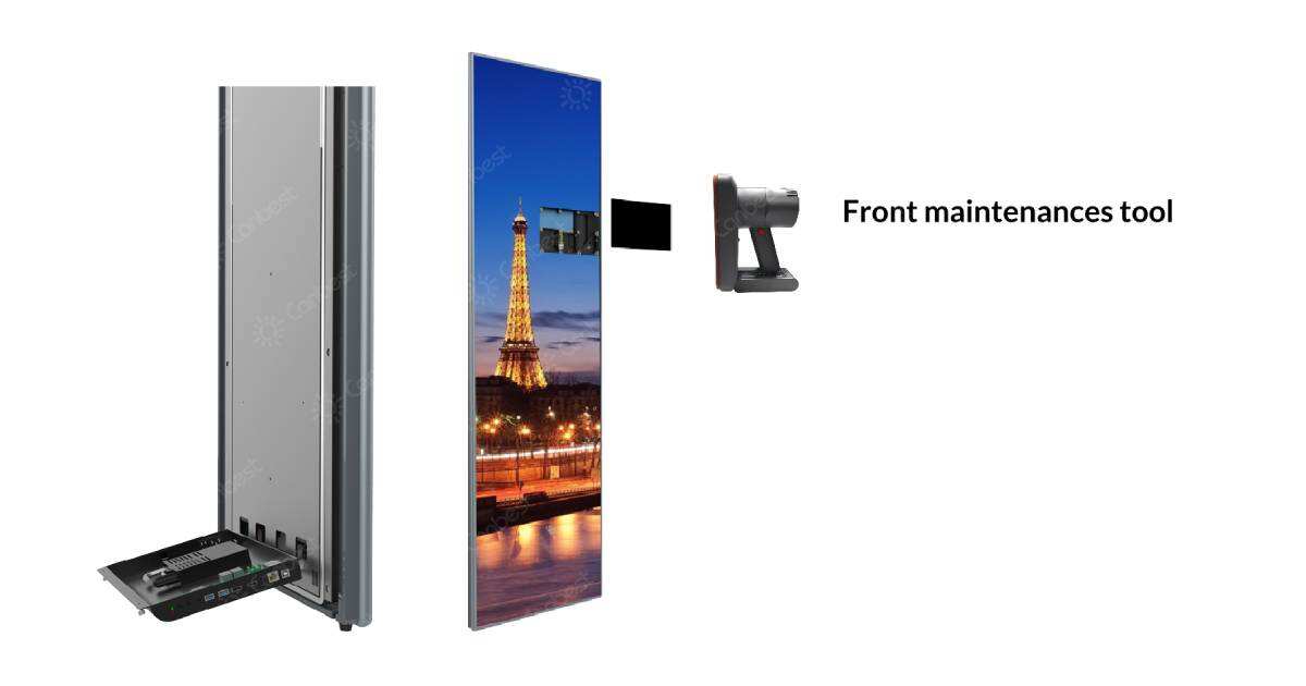 LED Poster Indoor Display Portable Smart Digital Screen factory