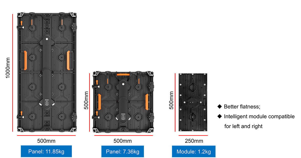 Rental LED Screen Display Board Concert Curved Dual Signal Redundancy Canbest K Series manufacture