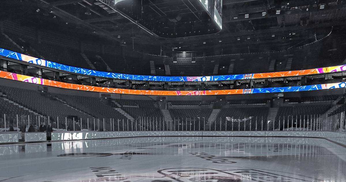 Stadium Screen Ribbon Display Curved  360 Degree Installation factory