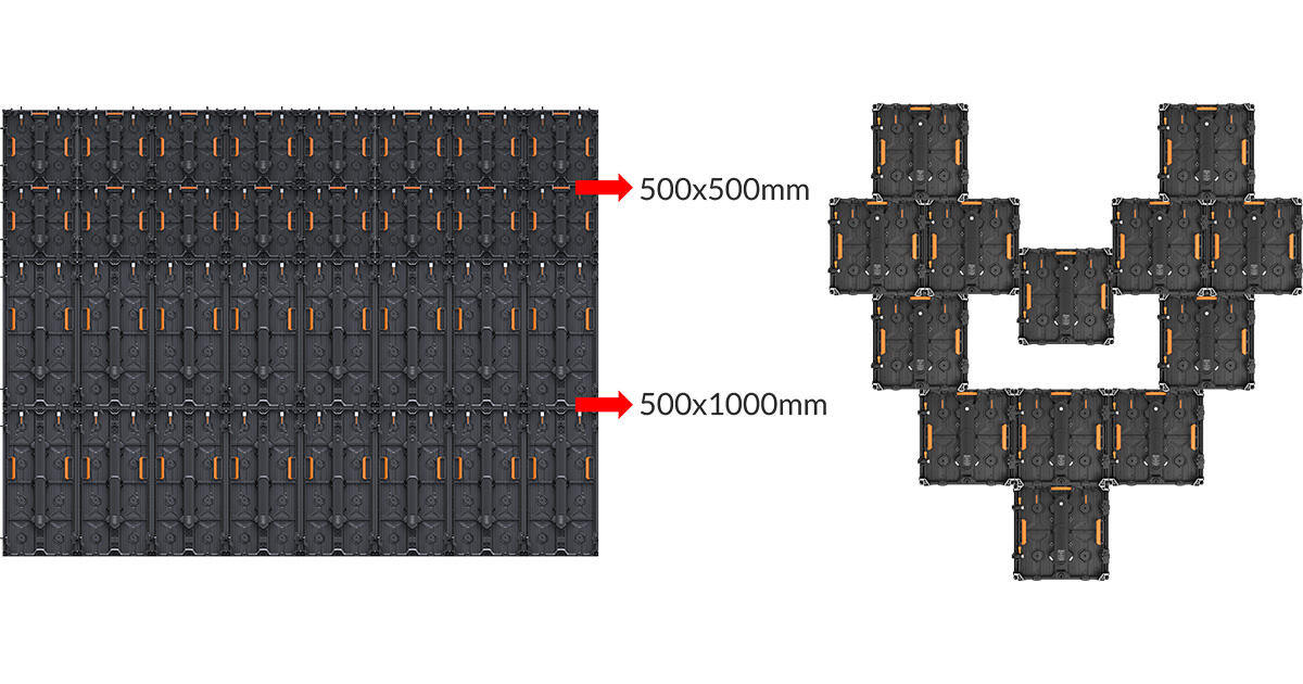 Rental LED Screen Display Board Concert Curved Dual Signal Redundancy Canbest K Series manufacture