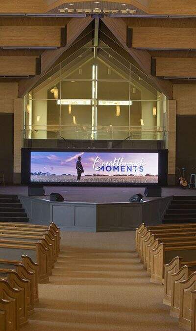 Indoor church led screen