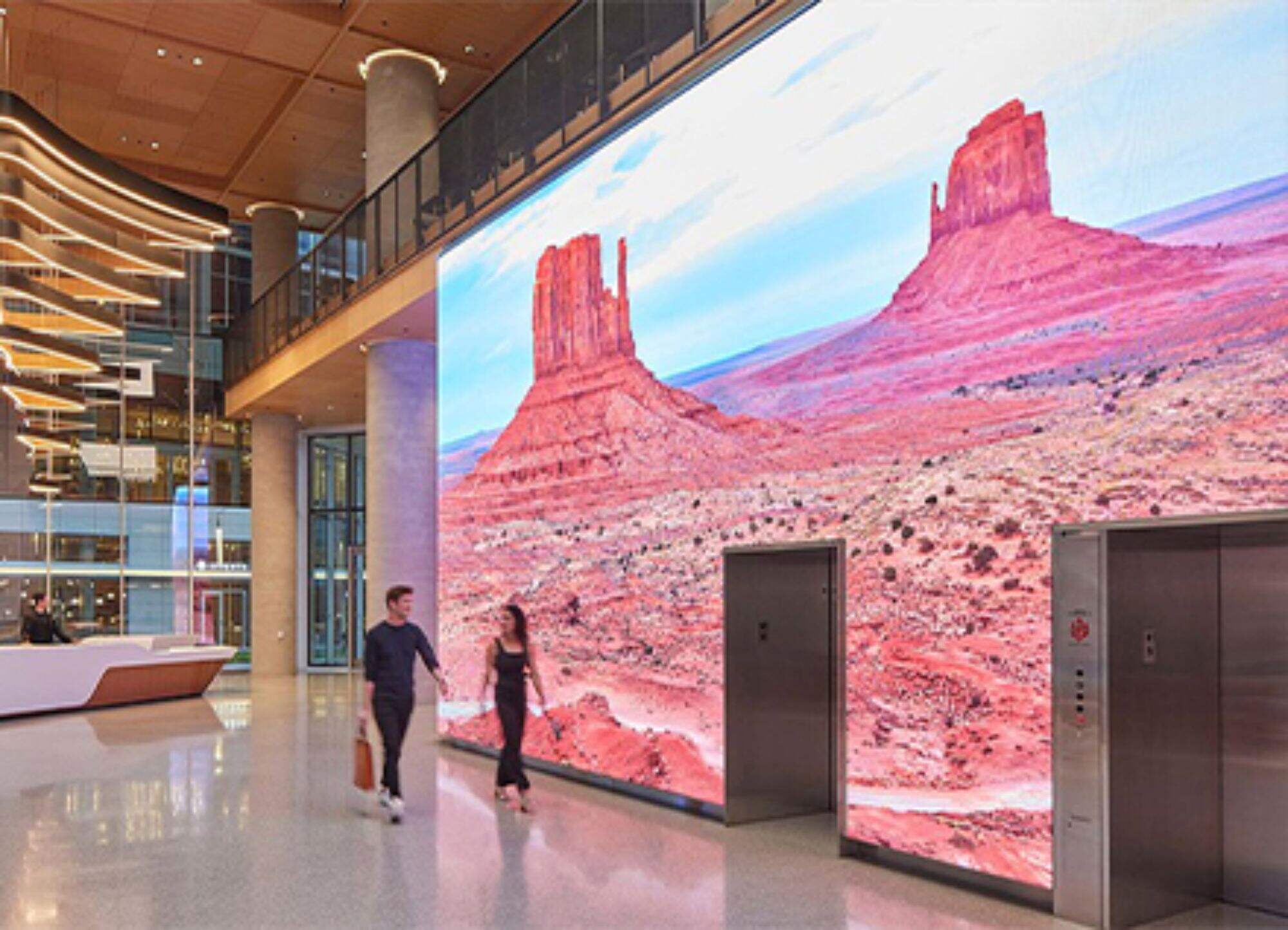 HD LED Screen Create The Perfect Lobby Centerpiece