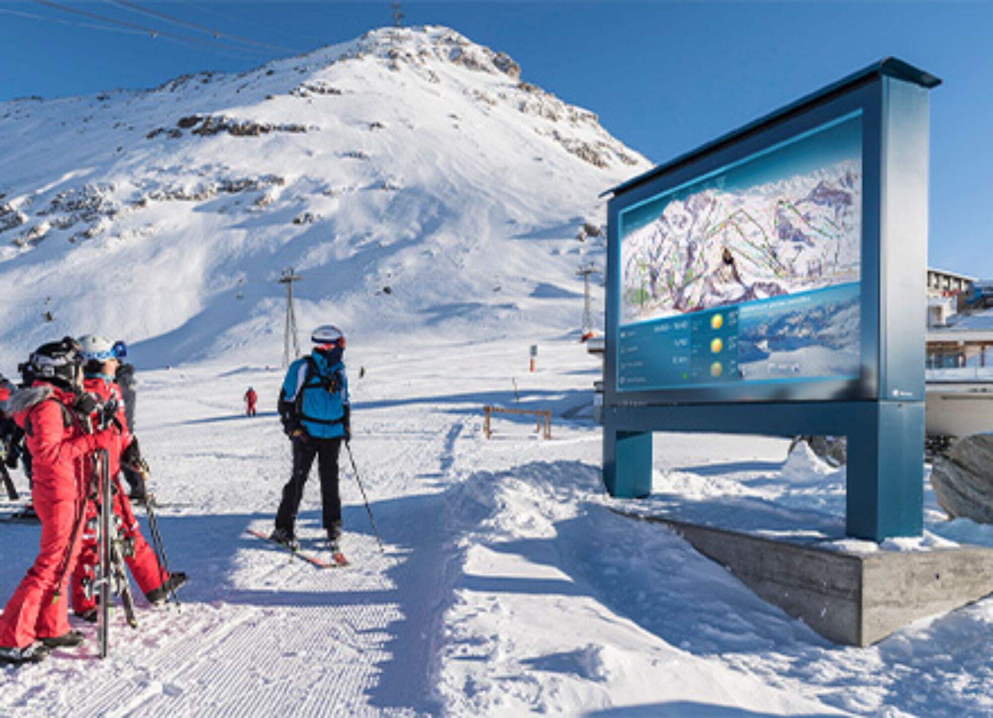 Outdoor Ski Facility LED Billboard Project