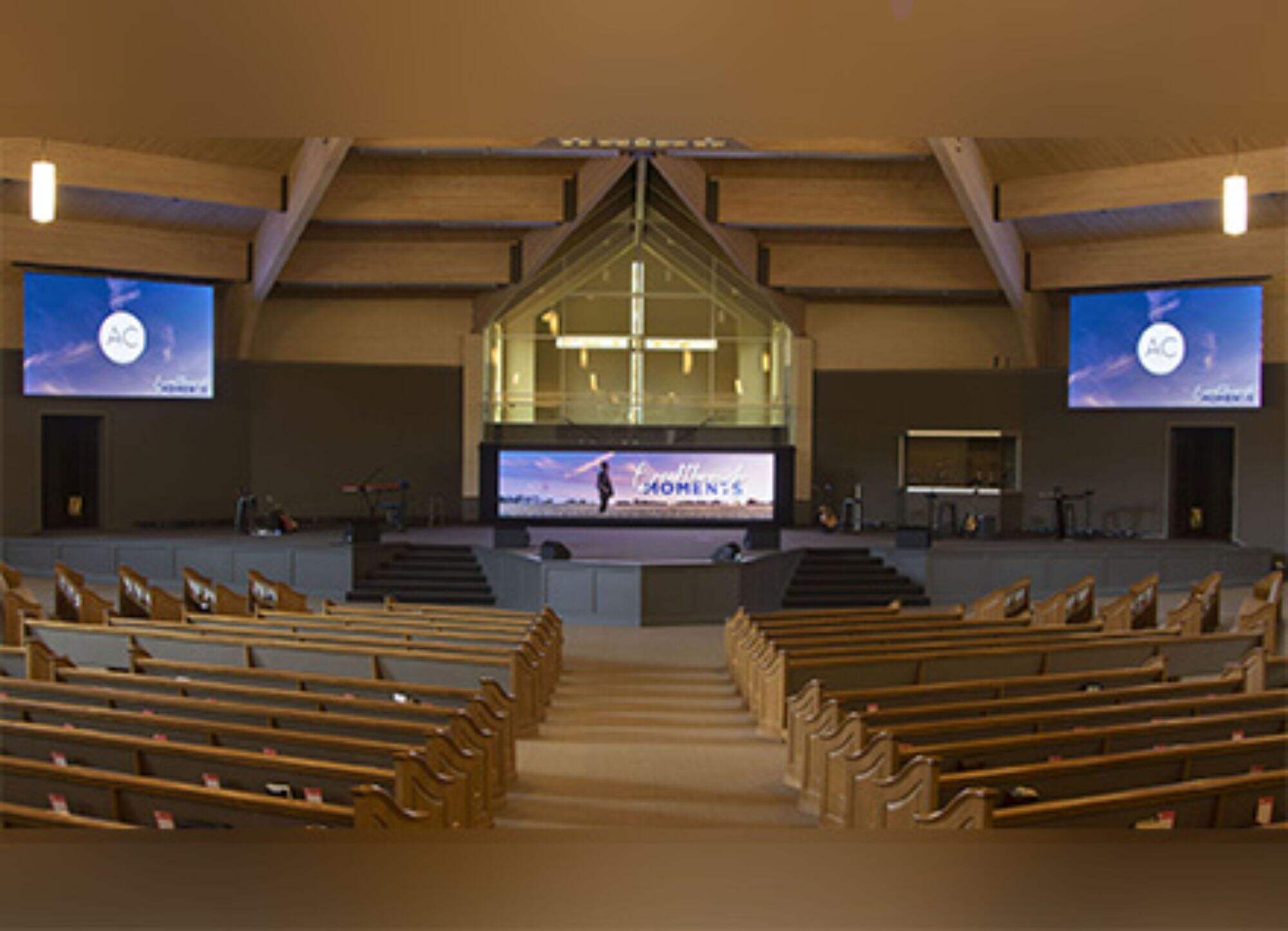 Indoor Church LED Screen Project