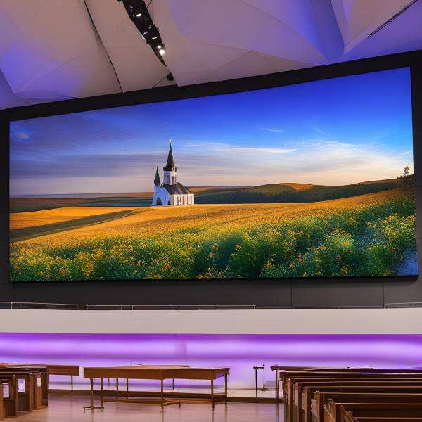 Led video wall for church for sale