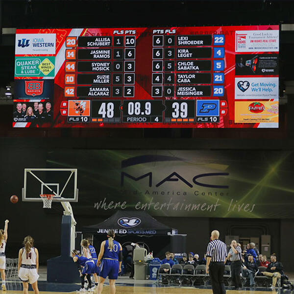 Basketball video scoreboard manufacturer